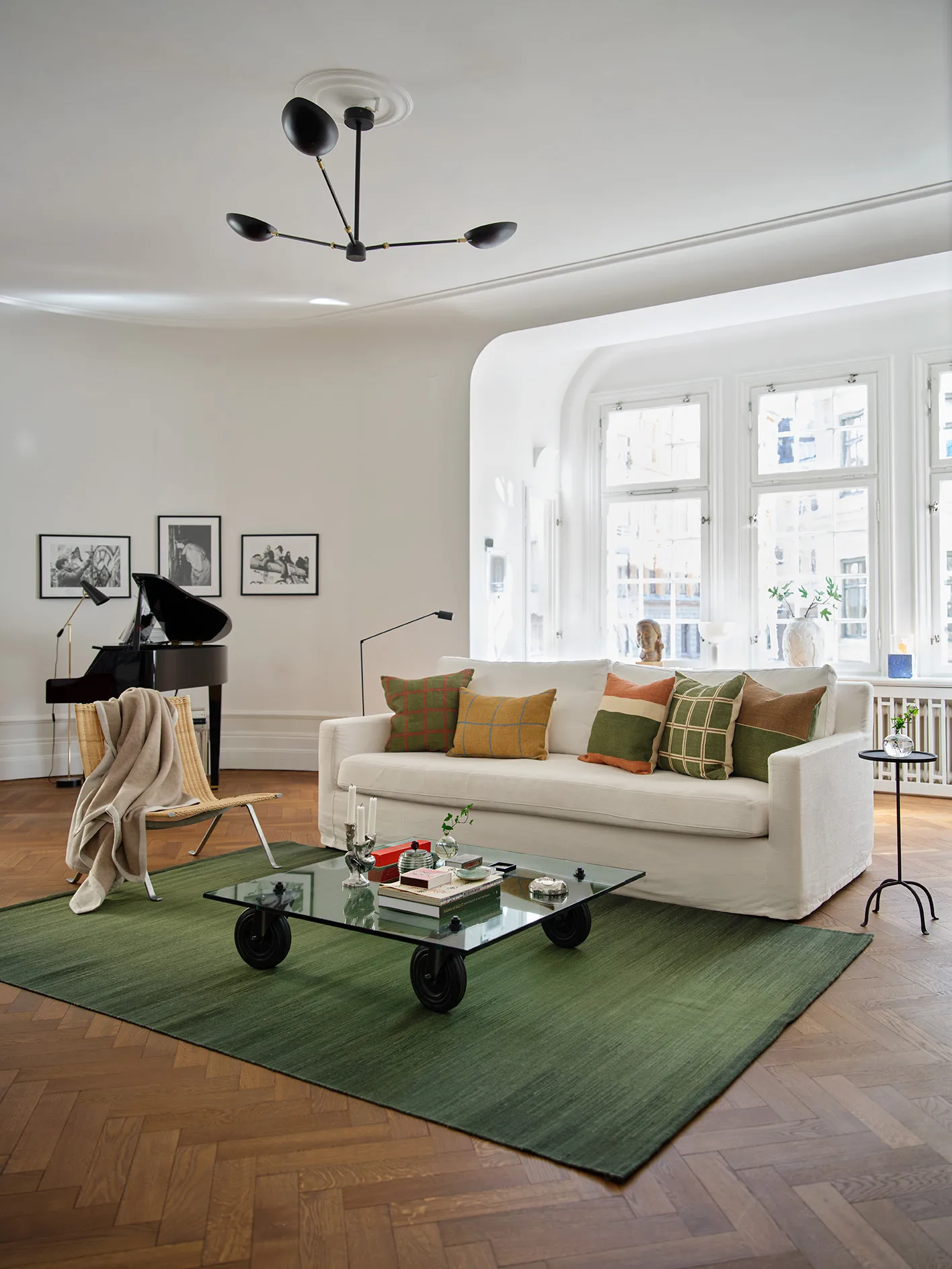 Amol capa de almofada 50x50 cm, Taupe-cactus green Chhatwal & Jonsson