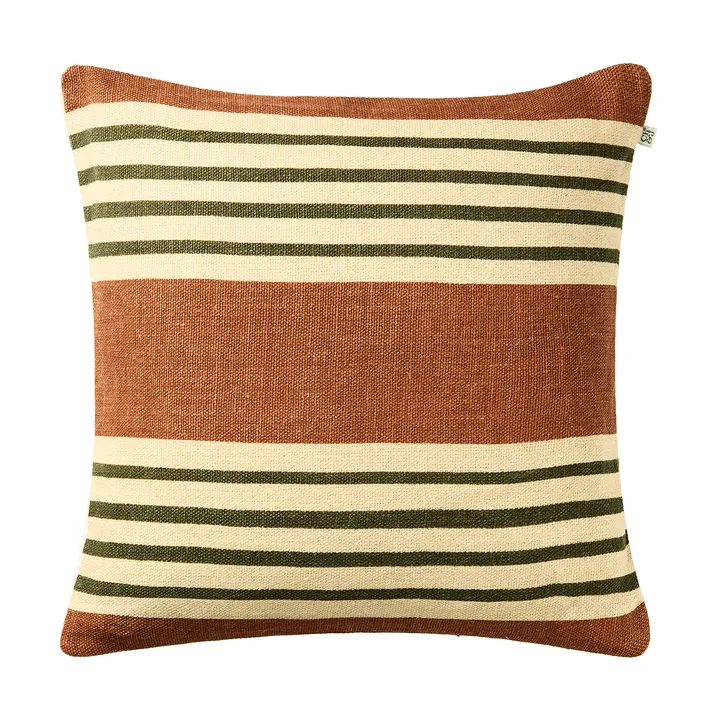 Aria capa de almofada - Apricot orange-cactus green, 50x50 cm - Chhatwal & Jonsson