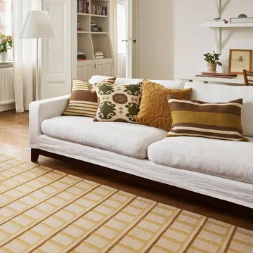 Aria capa de almofada - Taupe-masala yellow, 50x50 cm - Chhatwal & Jonsson