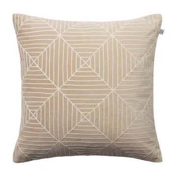 Capa bordada de almofada Kulgam 50x50 cm - Tan-off white  - Chhatwal & Jonsson