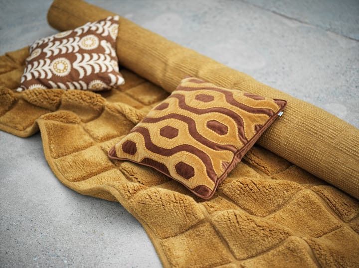 Capa de almofada Alok 50x50 cm, Taupe-spicy yellow Chhatwal & Jonsson