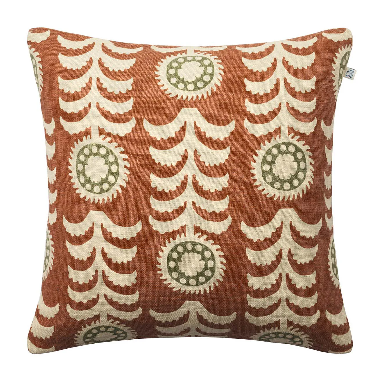 Capa de almofada Alok 50x50 cm, Terracotta-cactus green Chhatwal & Jonsson