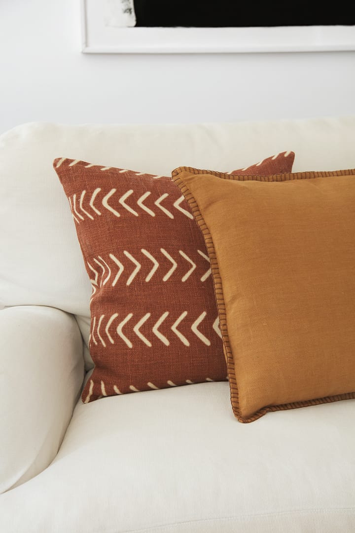 Capa de almofada Arun 50x50 cm, Amarelo masala-taupe Chhatwal & Jonsson