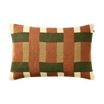 Capa de almofada Benaras - Apricot Orange-Khaki-Cactus Green, 40x60 cm - Chhatwal & Jonsson