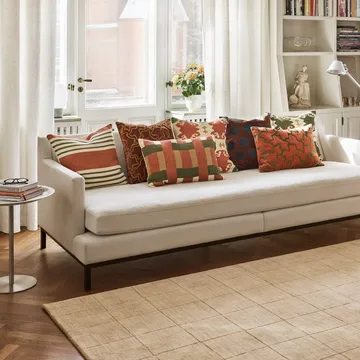 Capa de almofada Benaras - Apricot Orange-Khaki-Cactus Green, 40x60 cm - Chhatwal & Jonsson