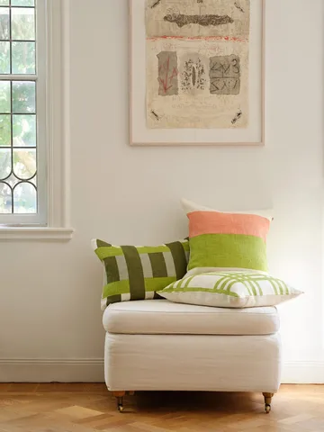 Capa de almofada Benaras - Cactus green-lime-aqua, 40x60 cm - Chhatwal & Jonsson