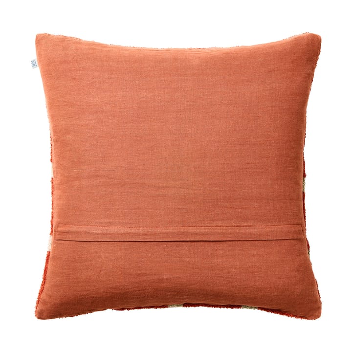 Capa de almofada Check 50x50 cm, Apricot orange-aqua Chhatwal & Jonsson