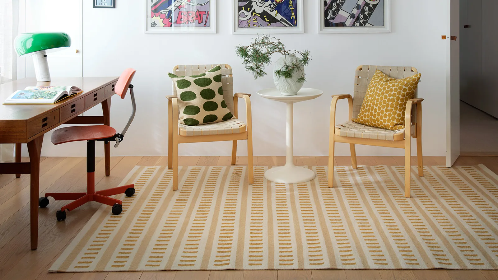 Capa de almofada Dot Ari 50x50 cm, spicy yellow Chhatwal & Jonsson