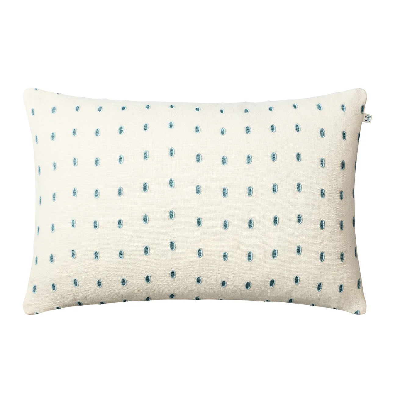 Capa de almofada Drop 40x60 cm, white-blue-aqua Chhatwal & Jonsson