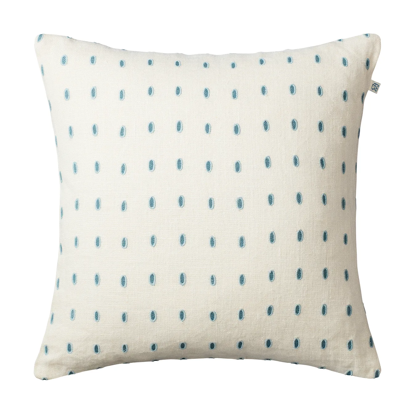 Capa de almofada Drop 50x50 cm, white-blue-aqua Chhatwal & Jonsson