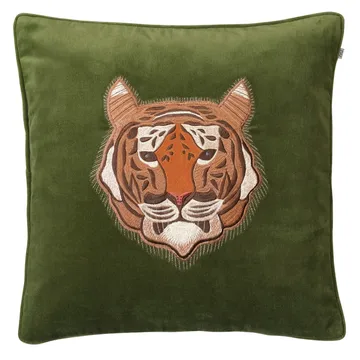 Capa de almofada Embroidered Tiger 50x50 cm - Cactus green - Chhatwal & Jonsson