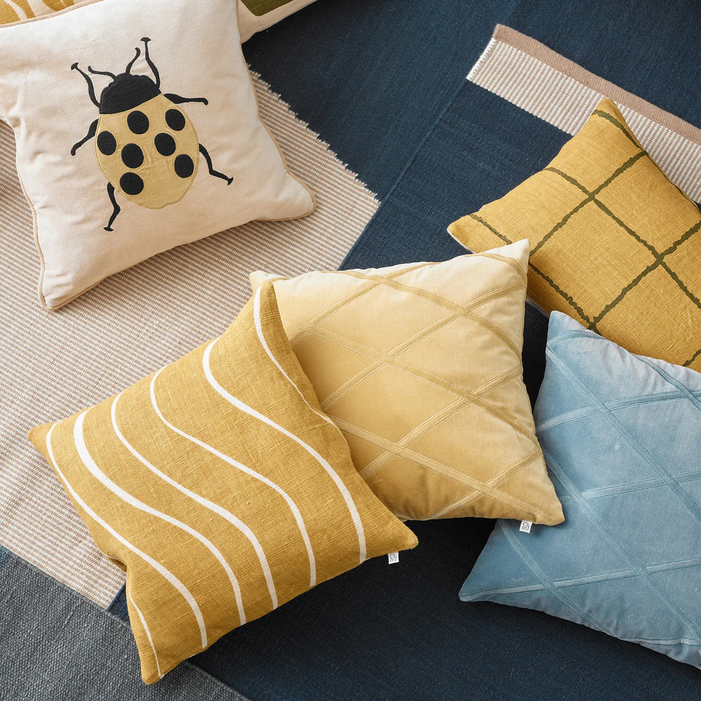 Capa de almofada Gaya 50x50 cm, spicy yellow Chhatwal & Jonsson