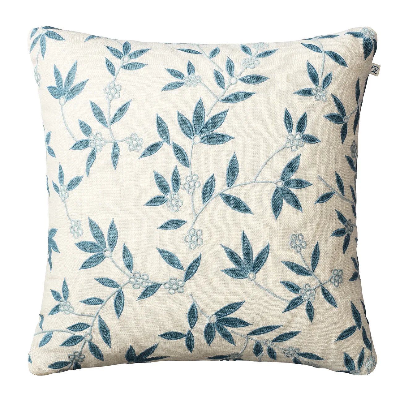 Capa de almofada Gita 50x50 cm, white-blue-aqua Chhatwal & Jonsson