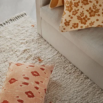 Capa de almofada Ikat Goa  - Bege suave/rose/damasco-40 cm - Chhatwal & Jonsson