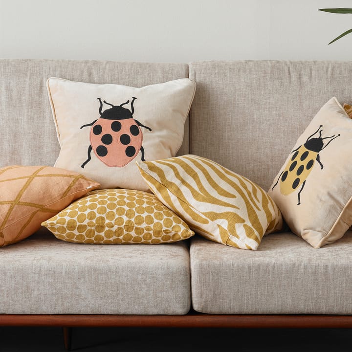 Capa de almofada Ikat Orissa 50x50 cm, rose-spicy yellow Chhatwal & Jonsson