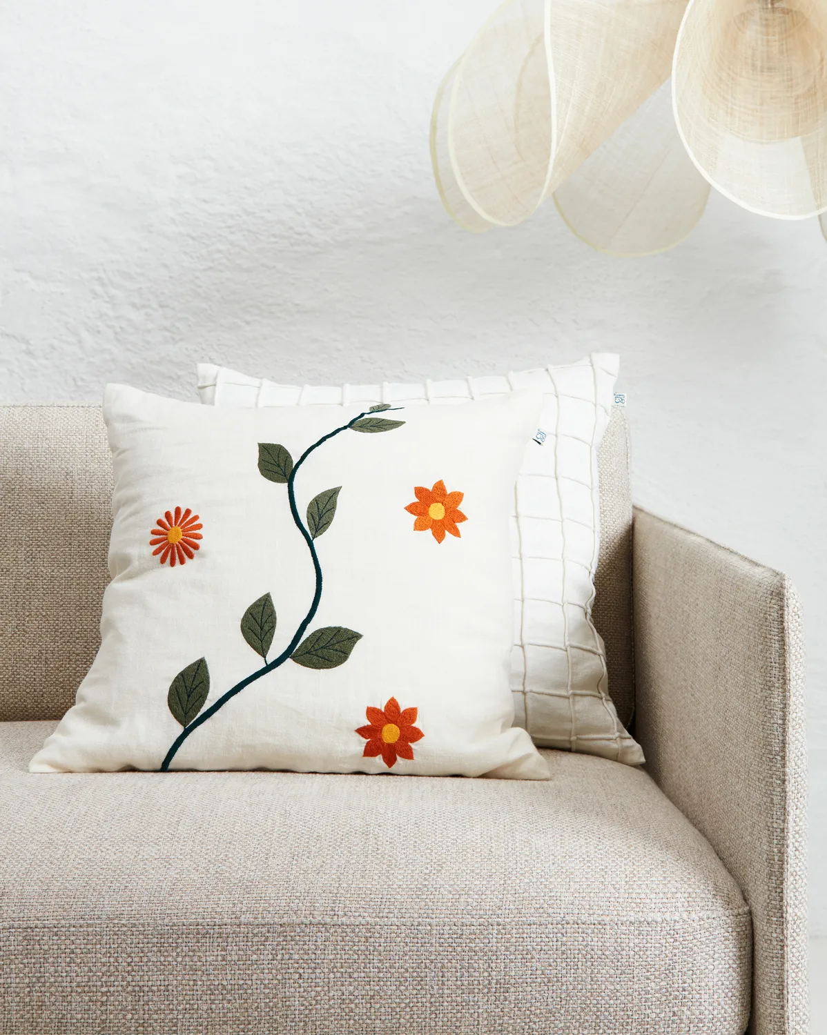 Capa de almofada Jammu 50x50 cm , White Chhatwal & Jonsson