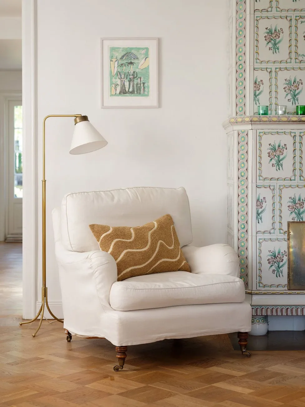 Capa de almofada Kashi 40x60 cm, Sand Chhatwal & Jonsson