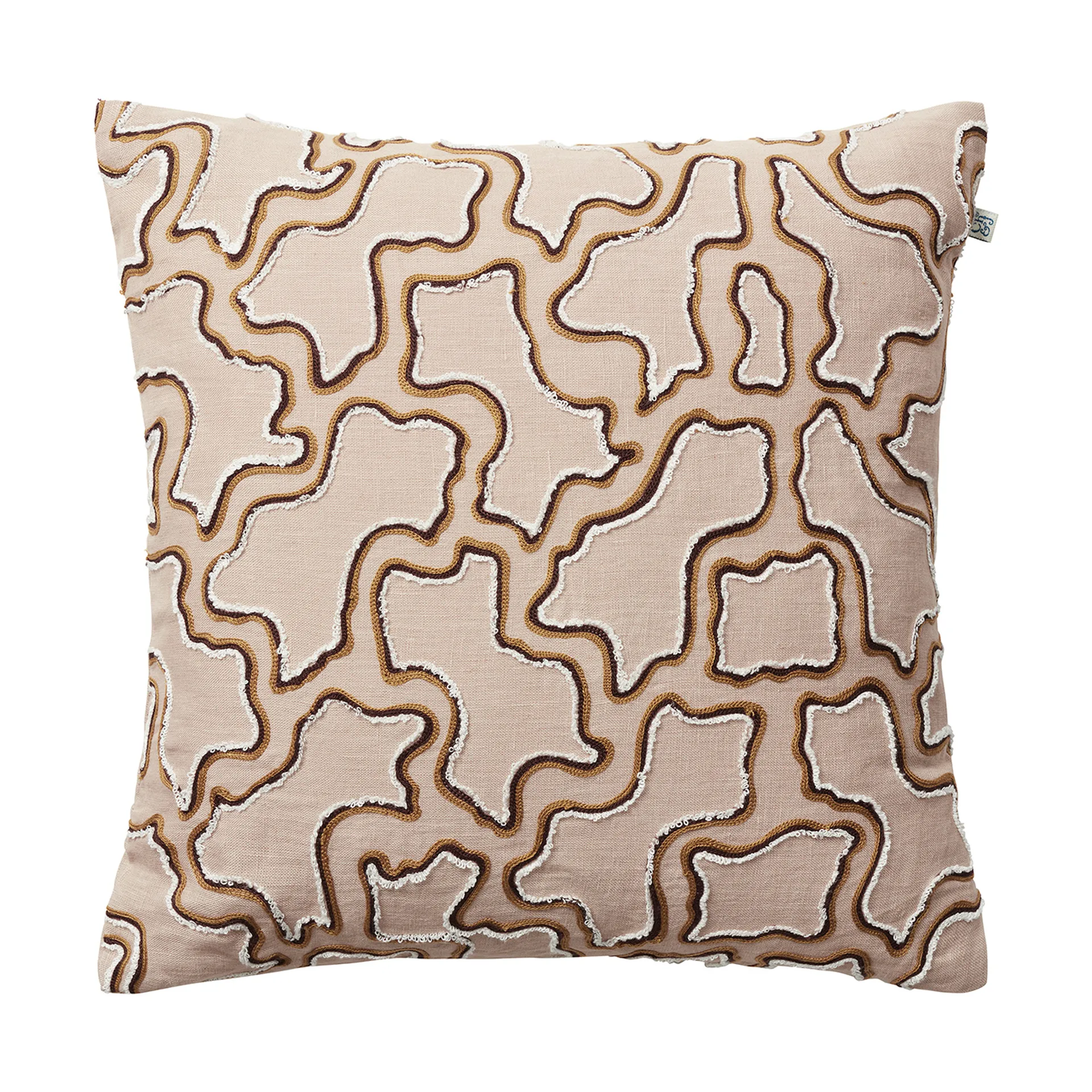 Capa de almofada Kunal 50x50 cm, Amarelo Masala-conhaque-offwhite  Chhatwal & Jonsson