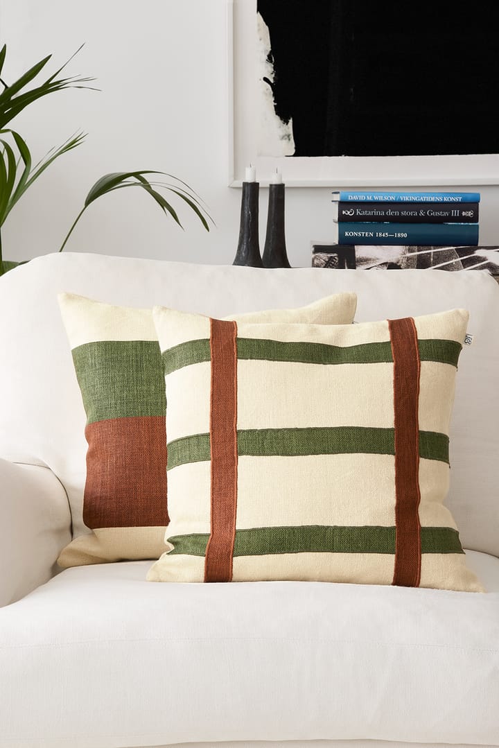 Capa de almofada Kunal 50x50 cm, Terracotta-verde cactus  Chhatwal & Jonsson