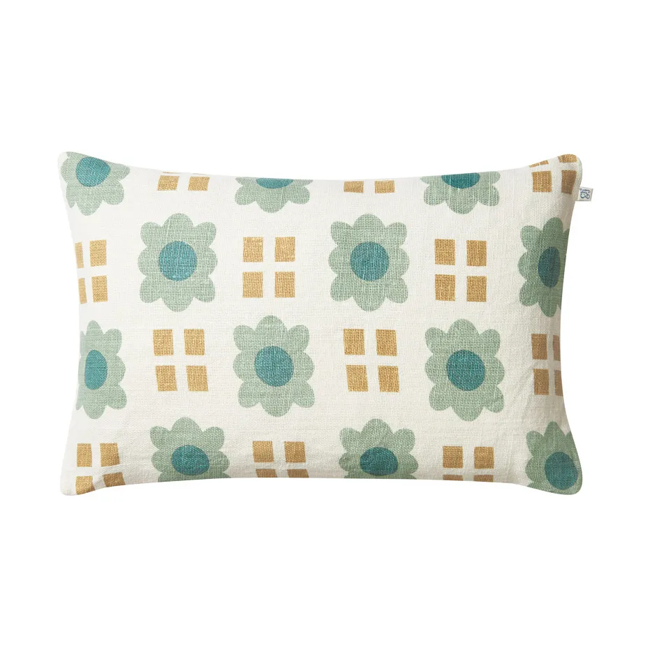 Capa de almofada Lalit 40x60 cm, Heaven blue-khaki-aqua Chhatwal & Jonsson