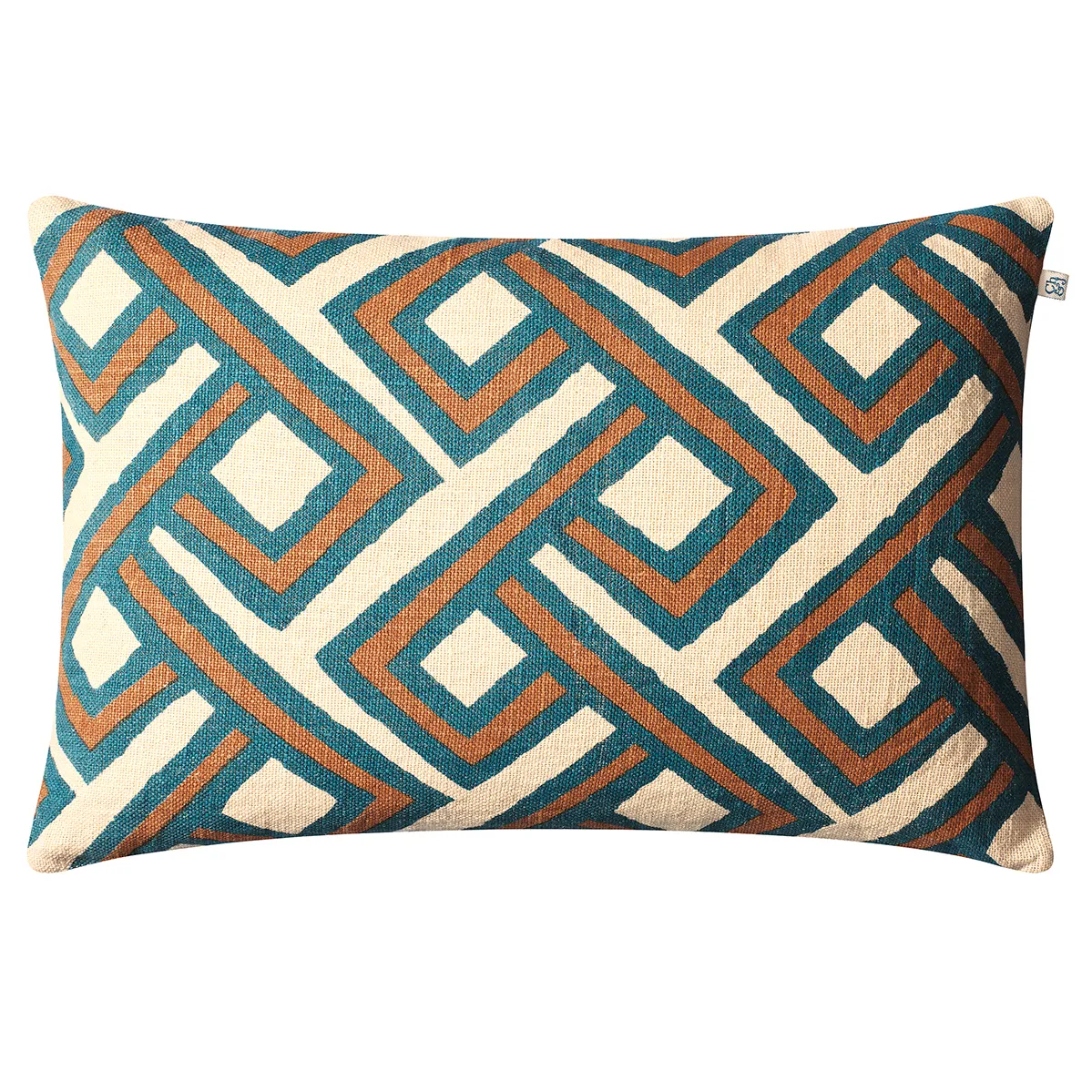 Capa de almofada Lanka 40x60 cm, palace blue-taupe Chhatwal & Jonsson