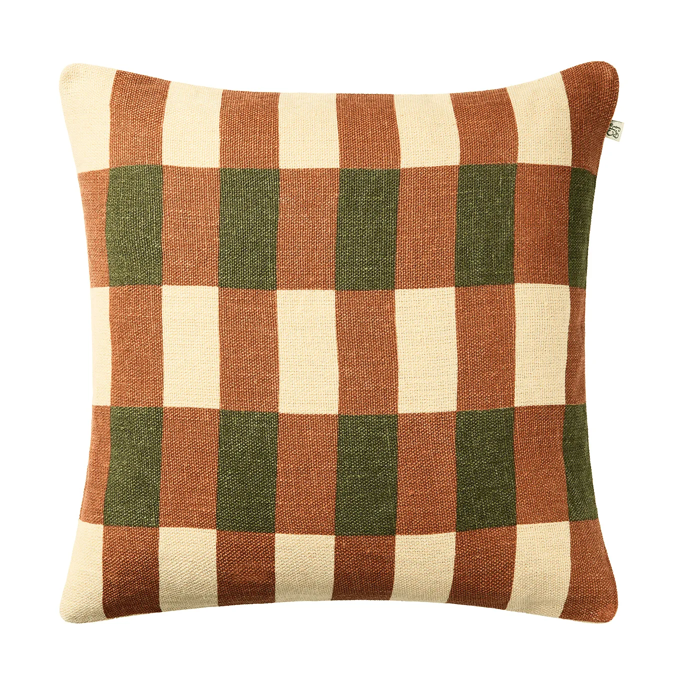 Capa de almofada Marari, Apricot Orange-Cactus Green, 50x50 cm Chhatwal & Jonsson