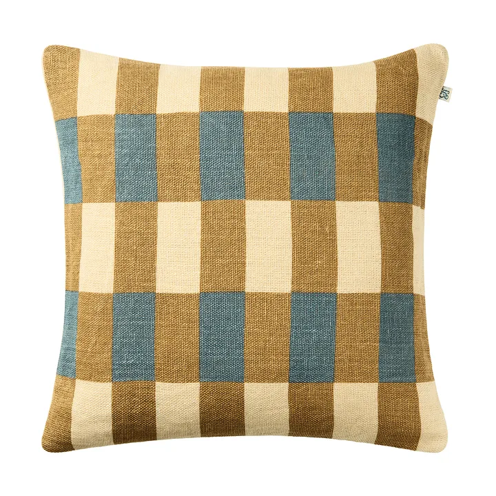 Capa de almofada Marari - Khaki-Heaven Blue, 50x50 cm - Chhatwal & Jonsson