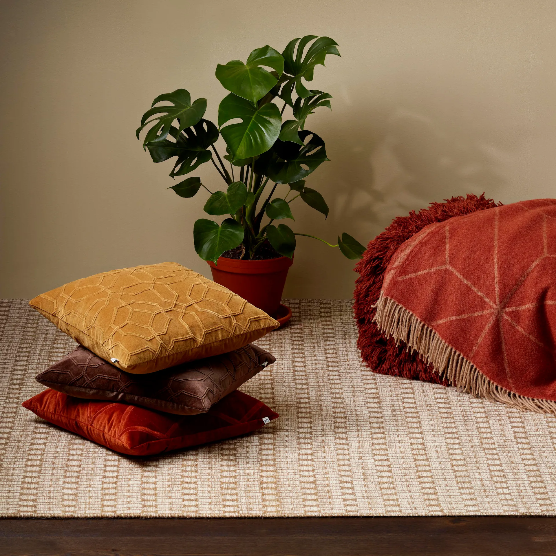 Capa de almofada Nandi 50x50 cm, masala yellow Chhatwal & Jonsson