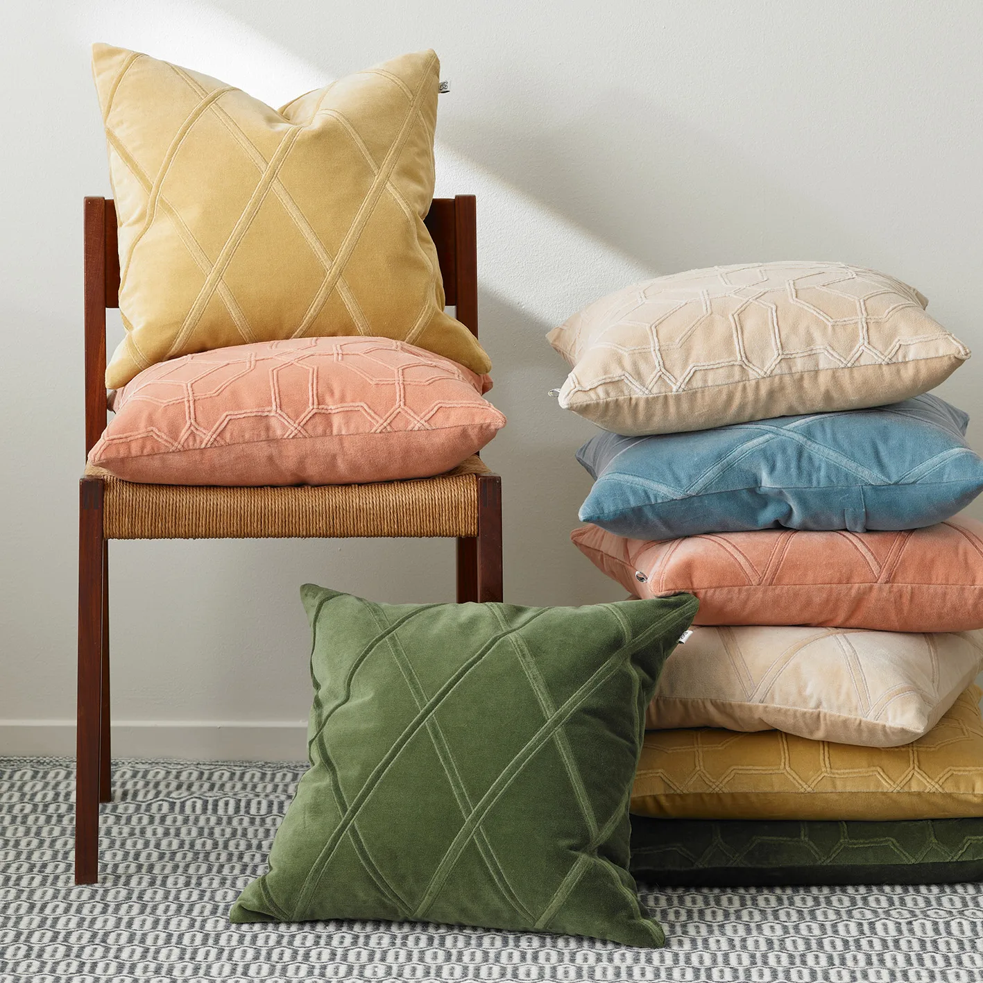 Capa de almofada Nandi 50x50 cm, rose Chhatwal & Jonsson