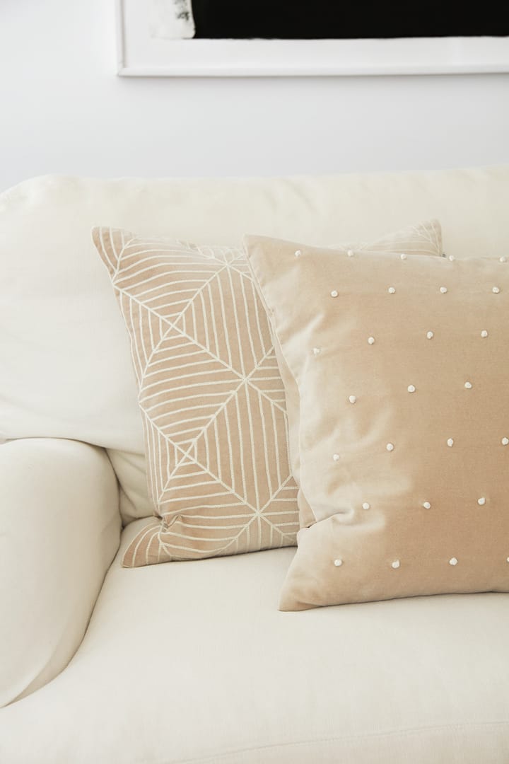 Capa de almofada Roma 50x50 cm , Tan-off white  Chhatwal & Jonsson