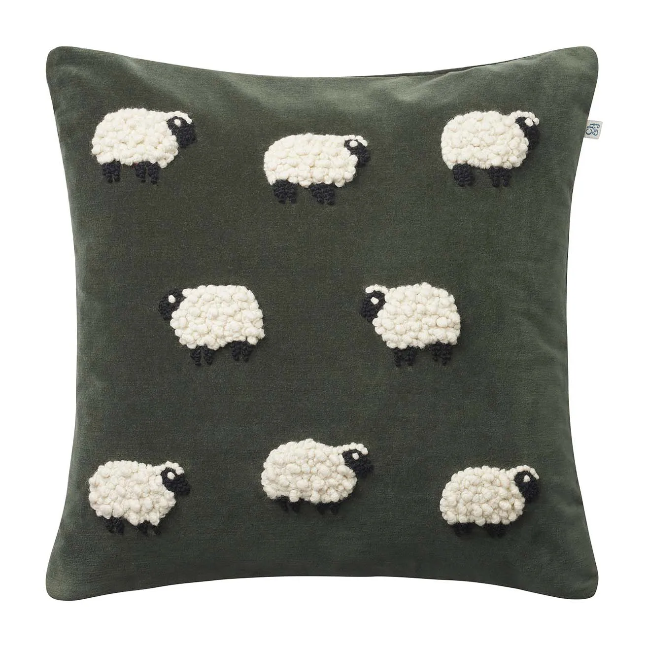 Capa de almofada Sheep 50x50 cm, Forest verde Chhatwal & Jonsson
