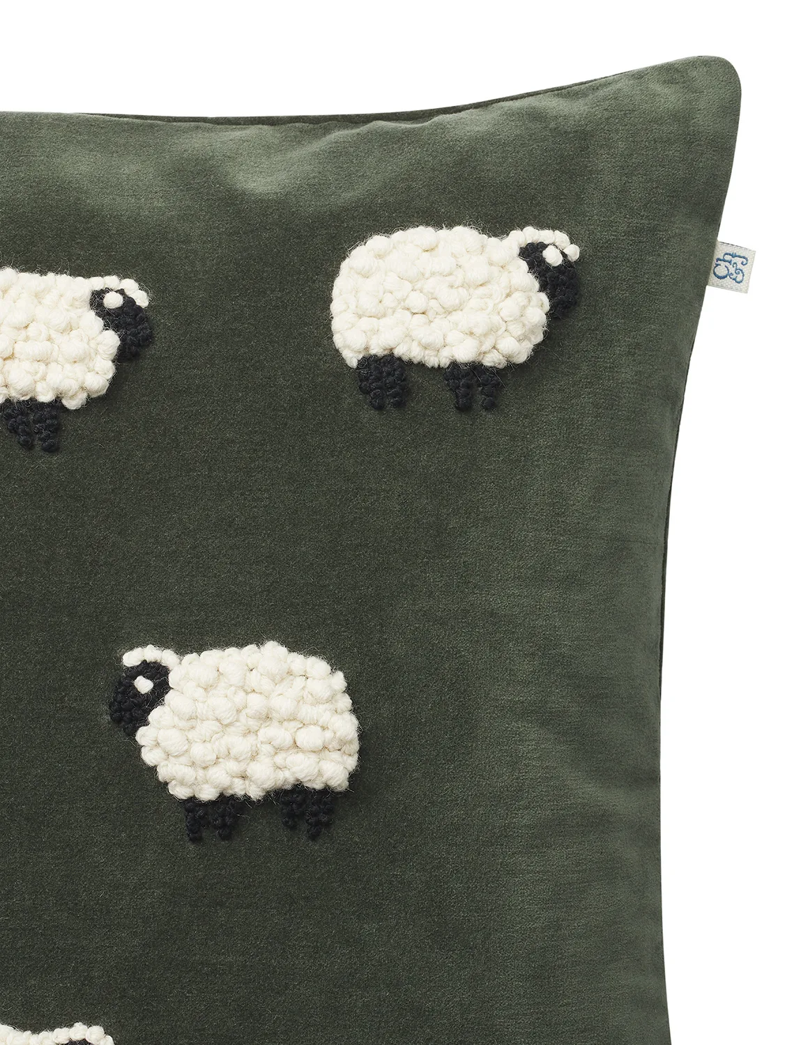 Capa de almofada Sheep 50x50 cm, Forest verde Chhatwal & Jonsson