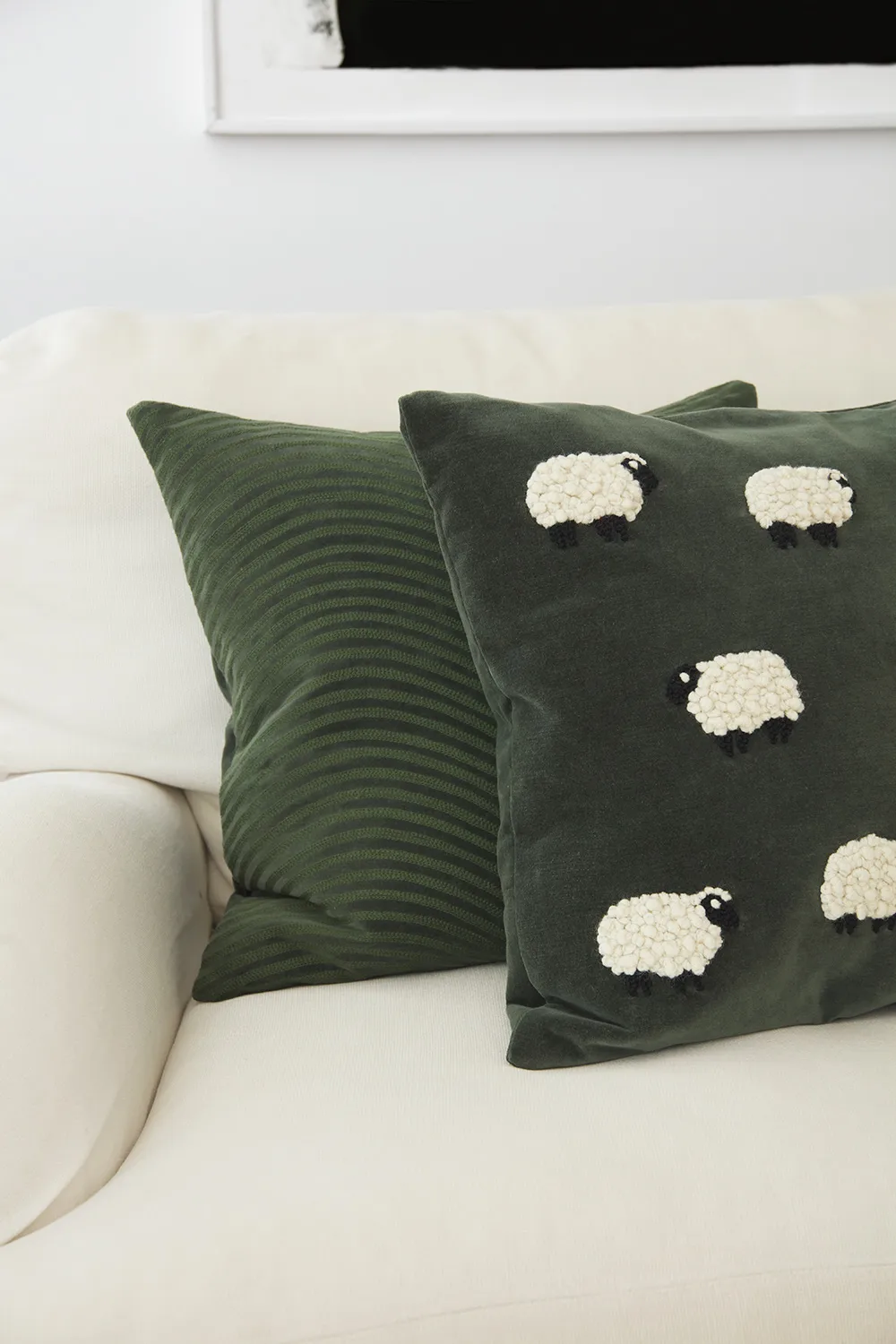 Capa de almofada Sheep 50x50 cm, Forest verde Chhatwal & Jonsson