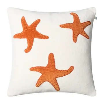 Capa de almofada Star Fish 50x50 cm - Branco sujo-laranja - Chhatwal & Jonsson