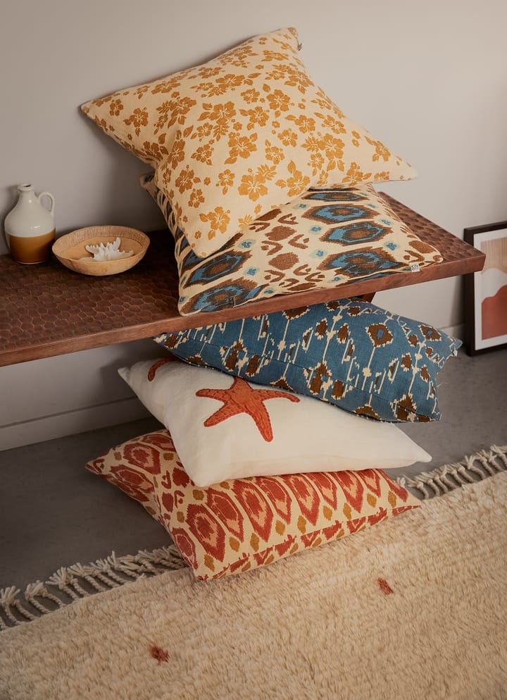 Capa de almofada Star Fish 50x50 cm, Branco sujo-laranja Chhatwal & Jonsson