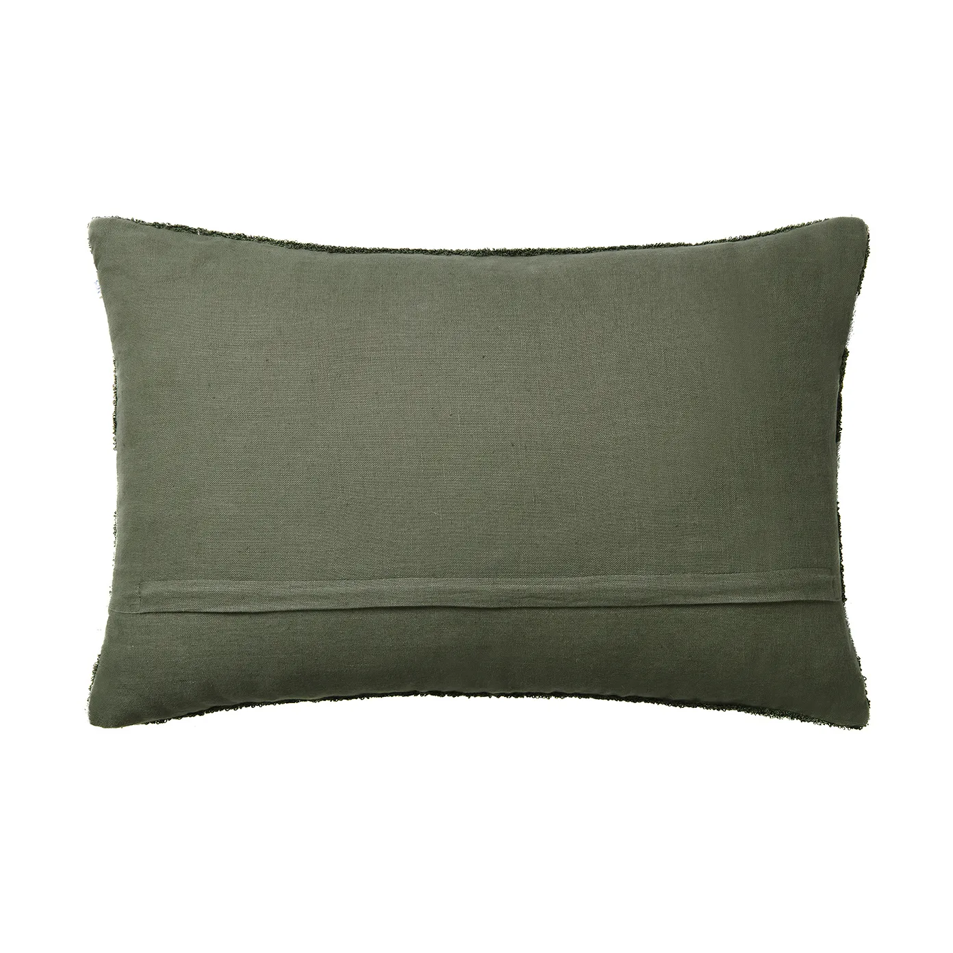 Capa de almofada Stripe linen boucle 40x60 cm, Cactus green-aqua Chhatwal & Jonsson