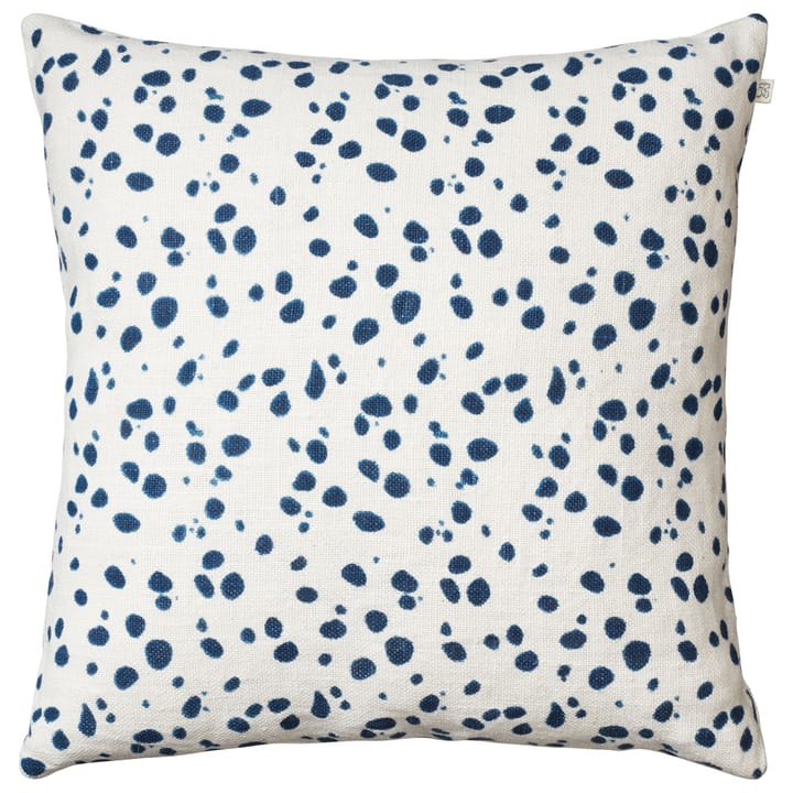 Capa de almofada Tiger Dot 50x50 cm - Branco-azul - Chhatwal & Jonsson