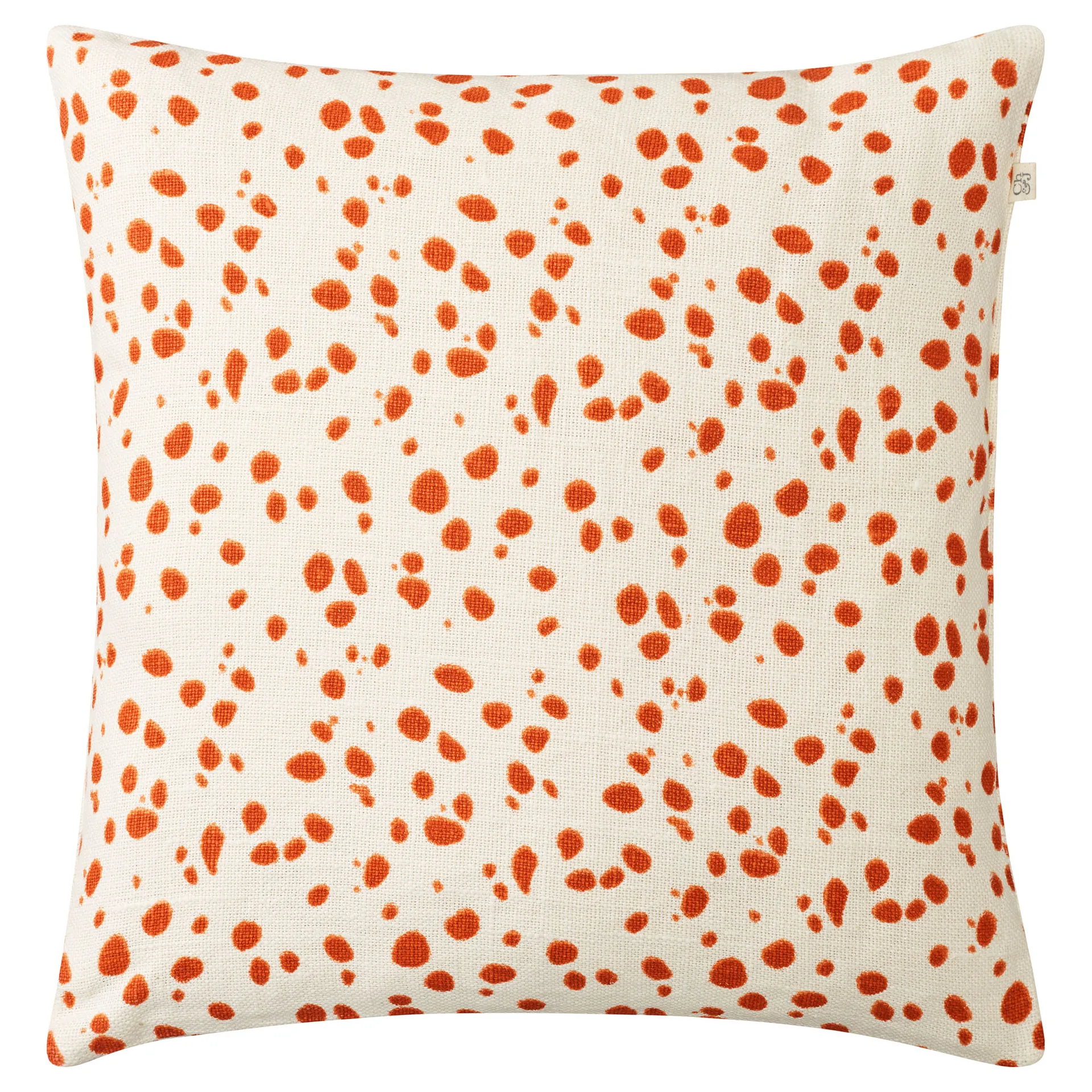 Capa de almofada Tiger Dot 50x50 cm, Branco-Laranja Jaffa Chhatwal & Jonsson