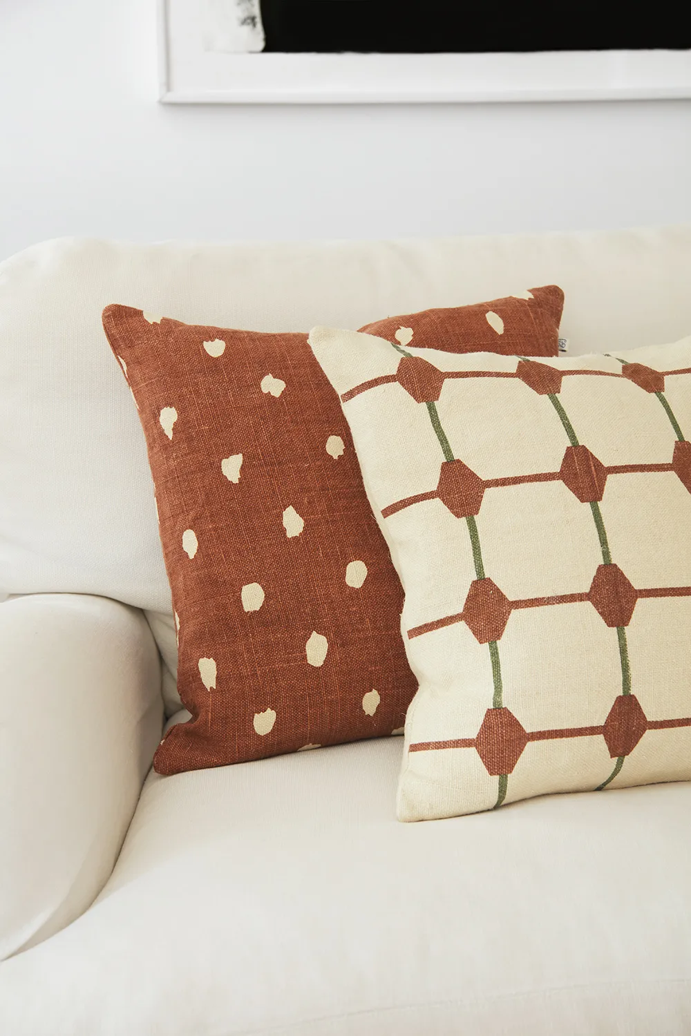 Capa de almofada Yash reverse 50x50 cm , Base Terracotta Chhatwal & Jonsson