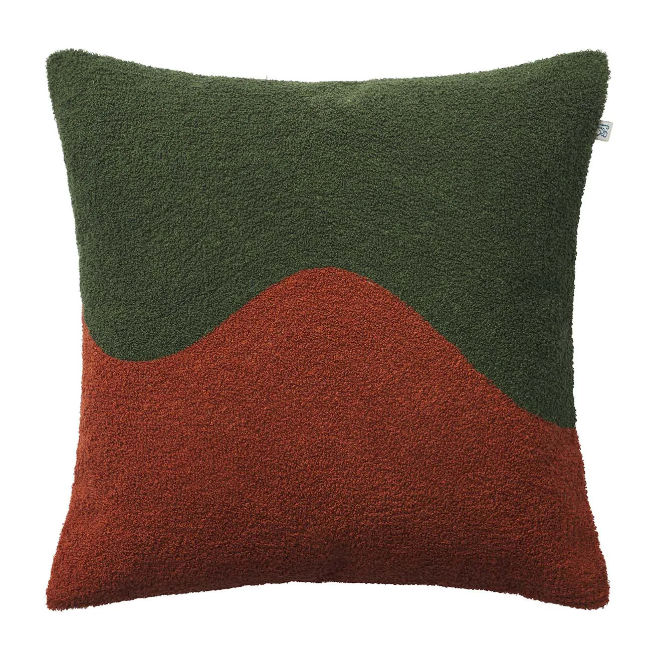 Capa de almofada Yogi 50x50 cm, Terracota-verde forest Chhatwal & Jonsson