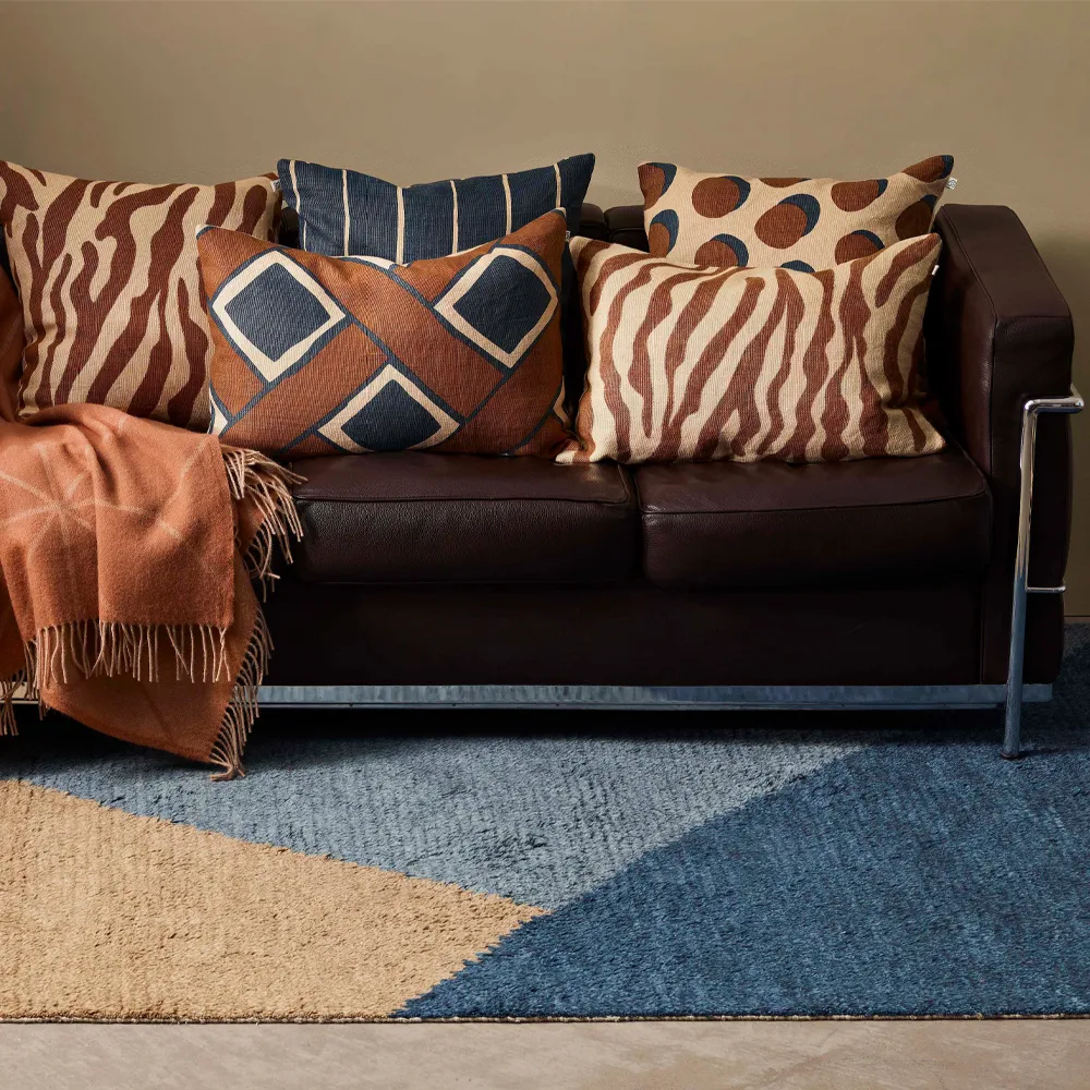 Capa de almofada Zebra 40x60, Azul celeste, 60x40 cm Chhatwal & Jonsson