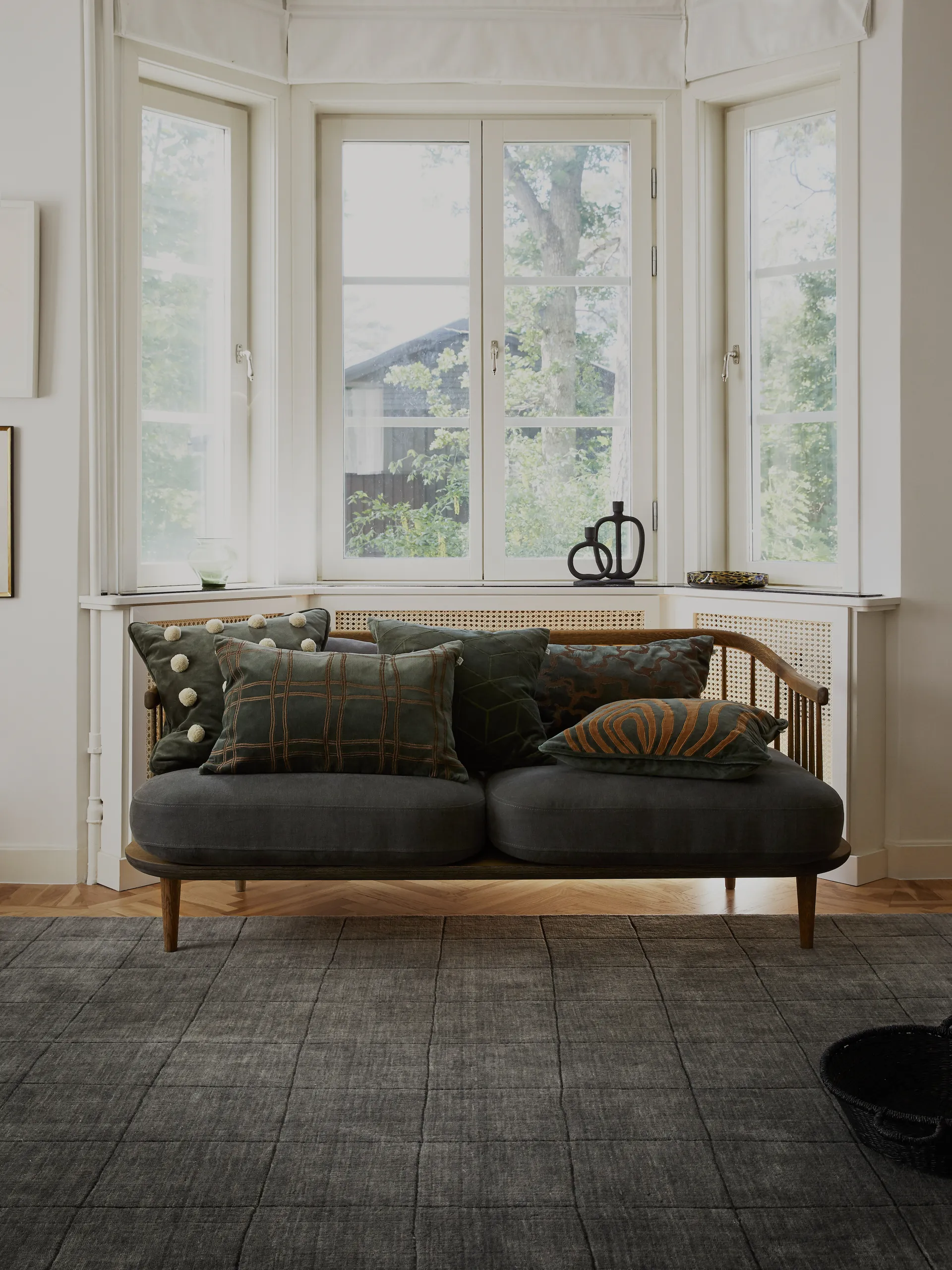Carpete de lã 250x350 cm, Light grey Chhatwal & Jonsson
