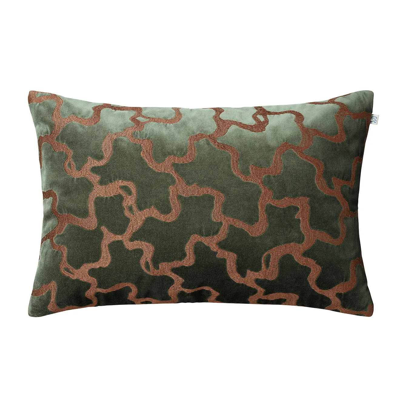 Fronha Chand 40x60 cm, Forest green-cognac Chhatwal & Jonsson
