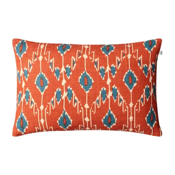 Fronha Ikat Goa 60x40 cm - Apricot orange-heaven blue - Chhatwal & Jonsson