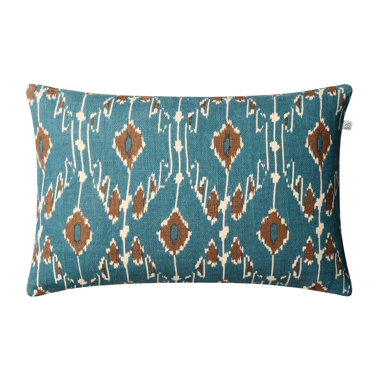 Fronha Ikat Goa 60x40 cm, Heaven blue-taupe Chhatwal & Jonsson