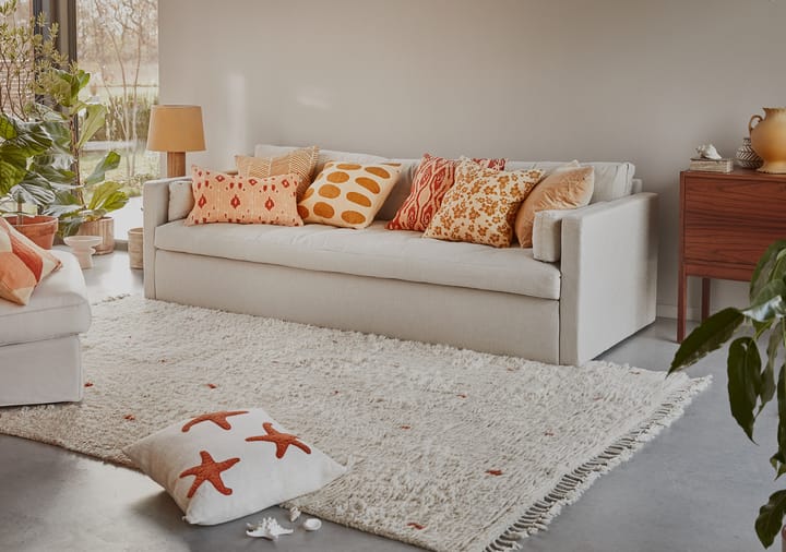 Fronha Indu 50x50 cm, Light beige-spicy yellow Chhatwal & Jonsson