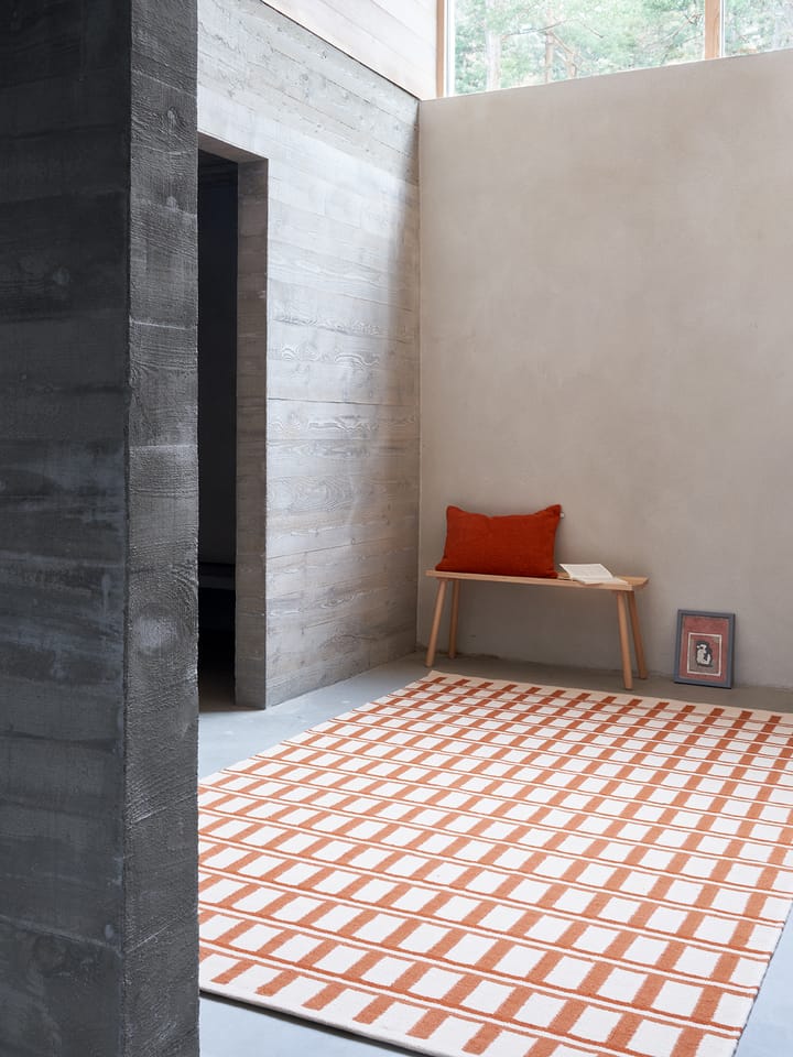 Ladakh tapete de lã, Beige-apricot orange, 180x270cm Chhatwal & Jonsson