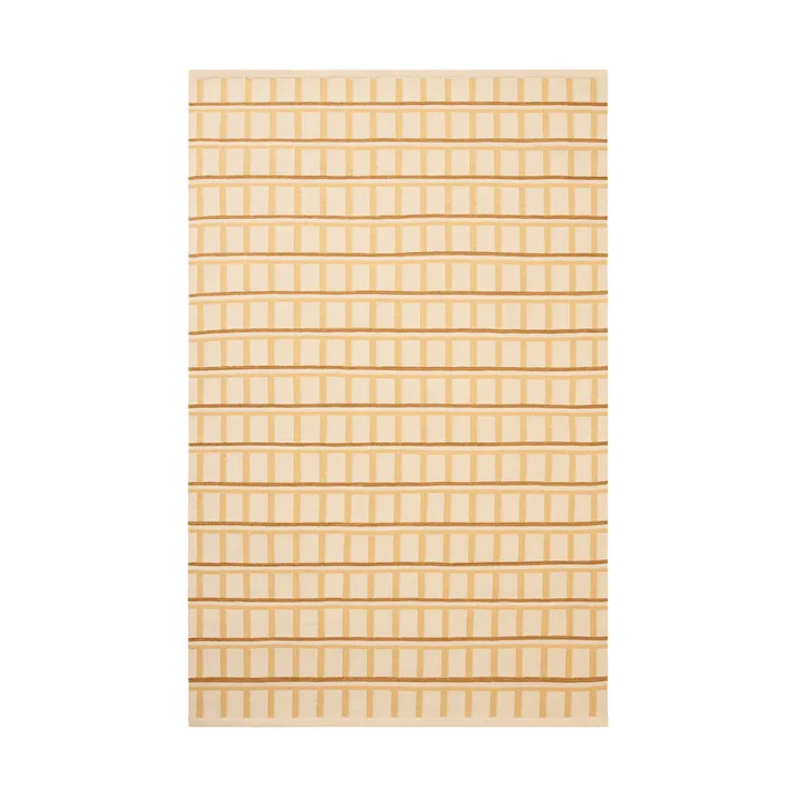 Ladakh tapete de lã - Off White-Masala Yellow-Yellow, 230x320 cm - Chhatwal & Jonsson