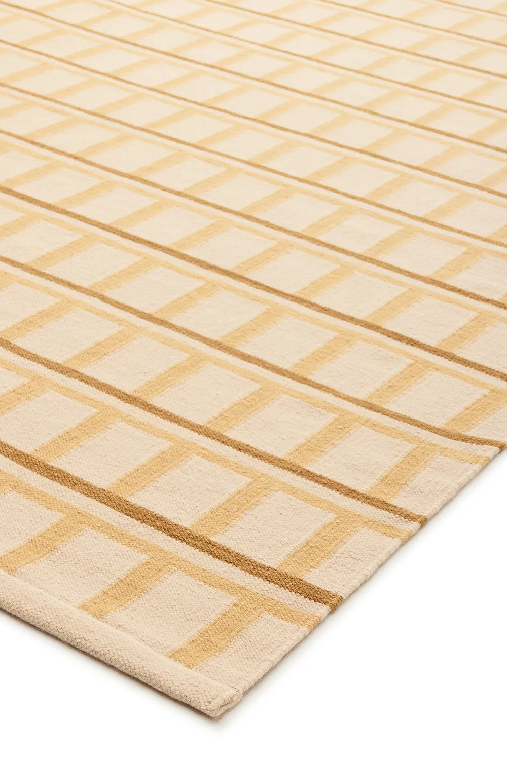 Ladakh tapete de lã, Off White-Masala Yellow-Yellow, 230x320 cm Chhatwal & Jonsson