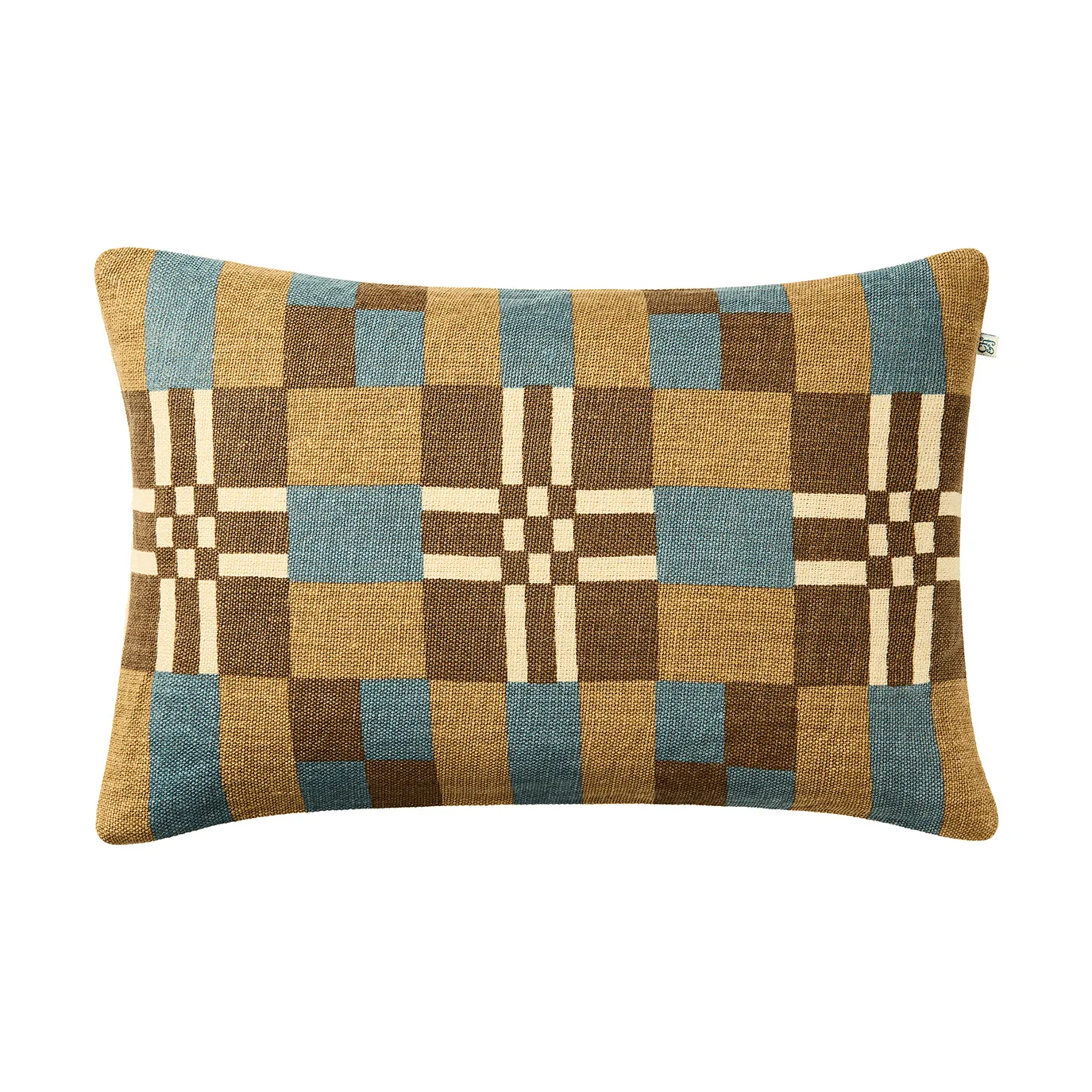 Ravi capa de almofada, Khaki-Heaven Blue-Taupe, 40x60 cm Chhatwal & Jonsson